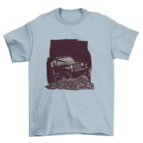 Car on mountain T-shirt