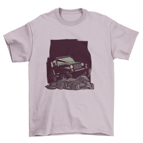 Car on mountain T-shirt