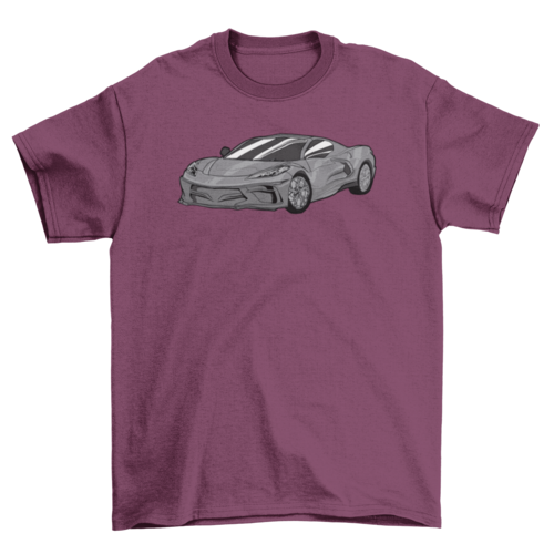 Elegant sportscar t-shirt