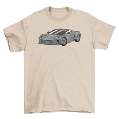 Elegant sportscar t-shirt