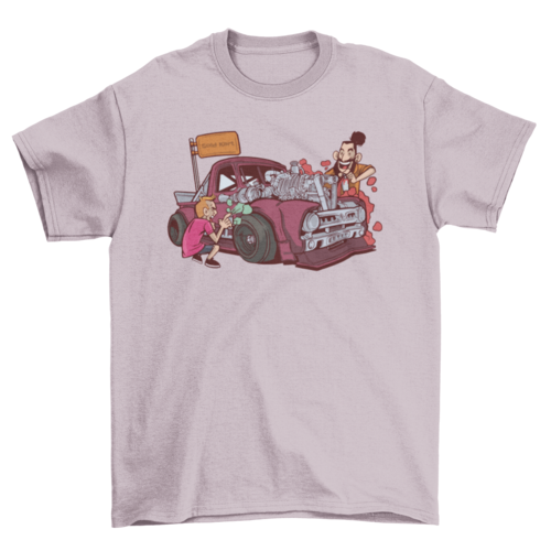 Car painting t-shirt