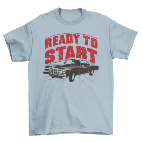 Vintage classic car quote t-shirt design